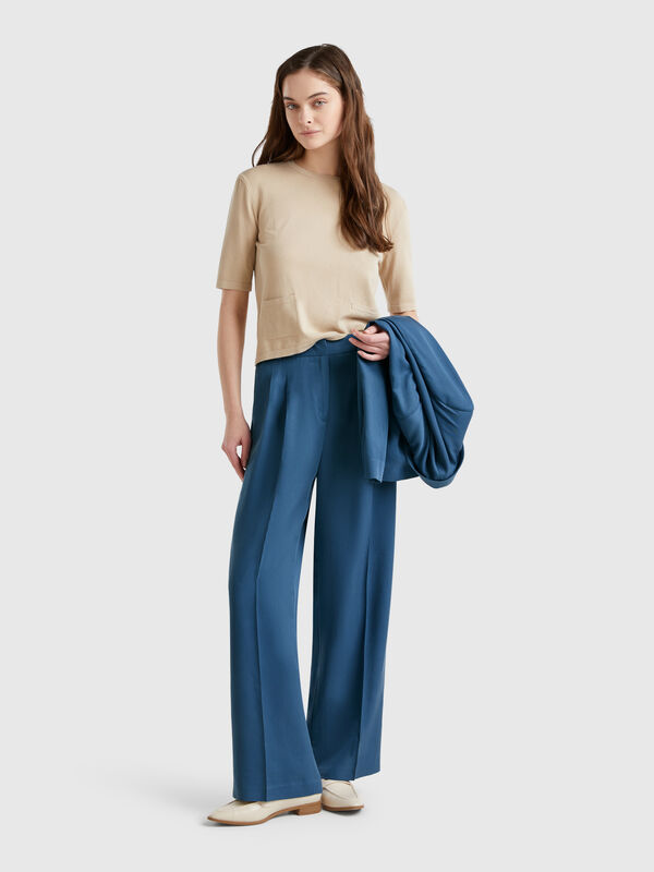 Weite, fließende Hose Damen