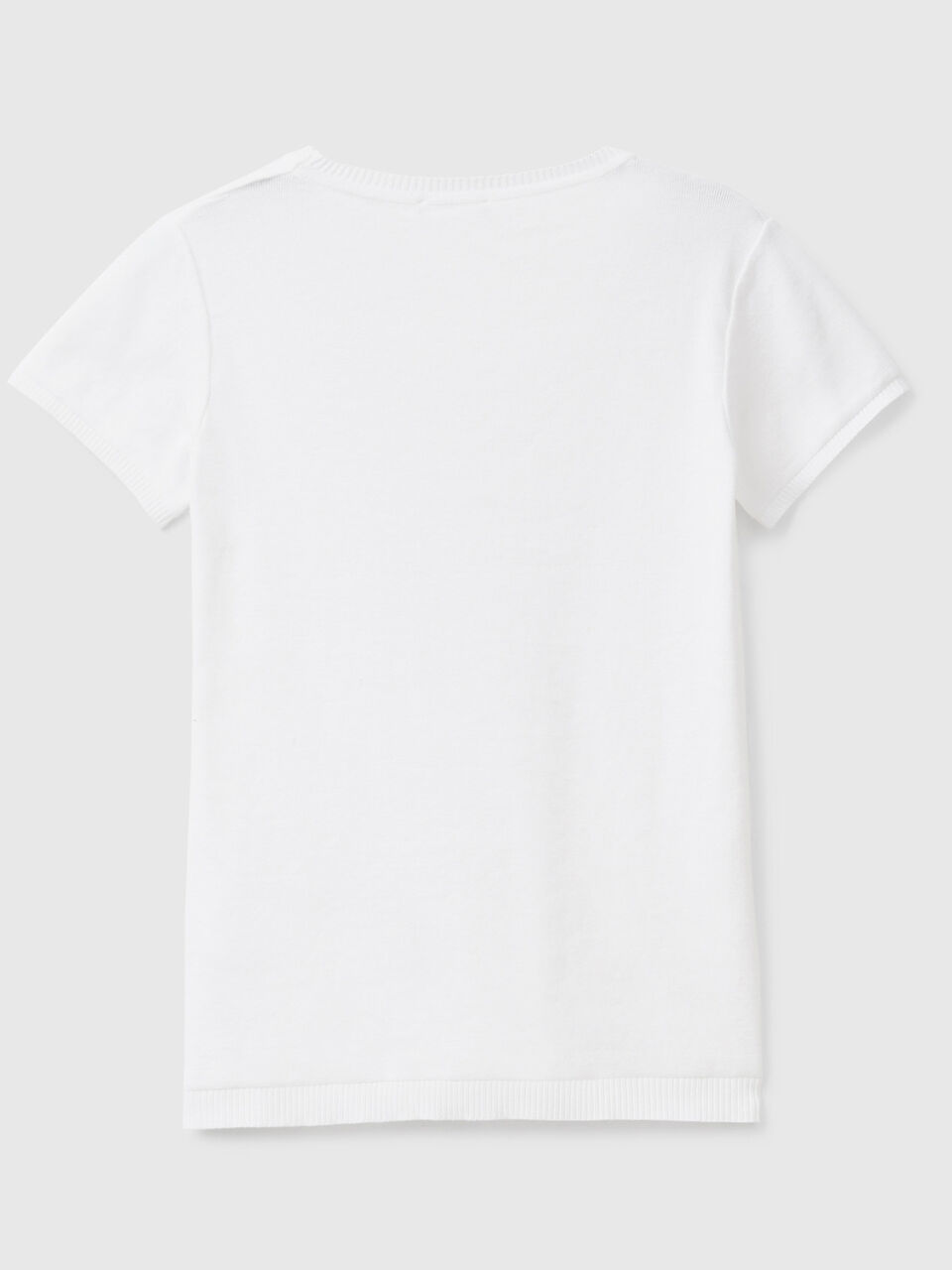 Kurzärmeliger Pulli aus 100% Baumwolle image number 2