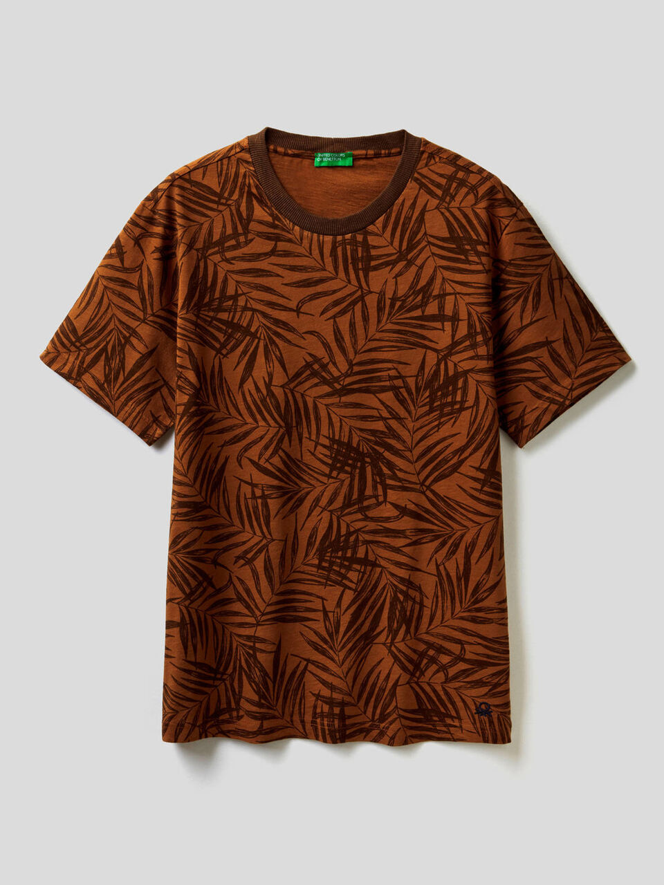 Gemustertes T-Shirt 100% Baumwolle image number 1