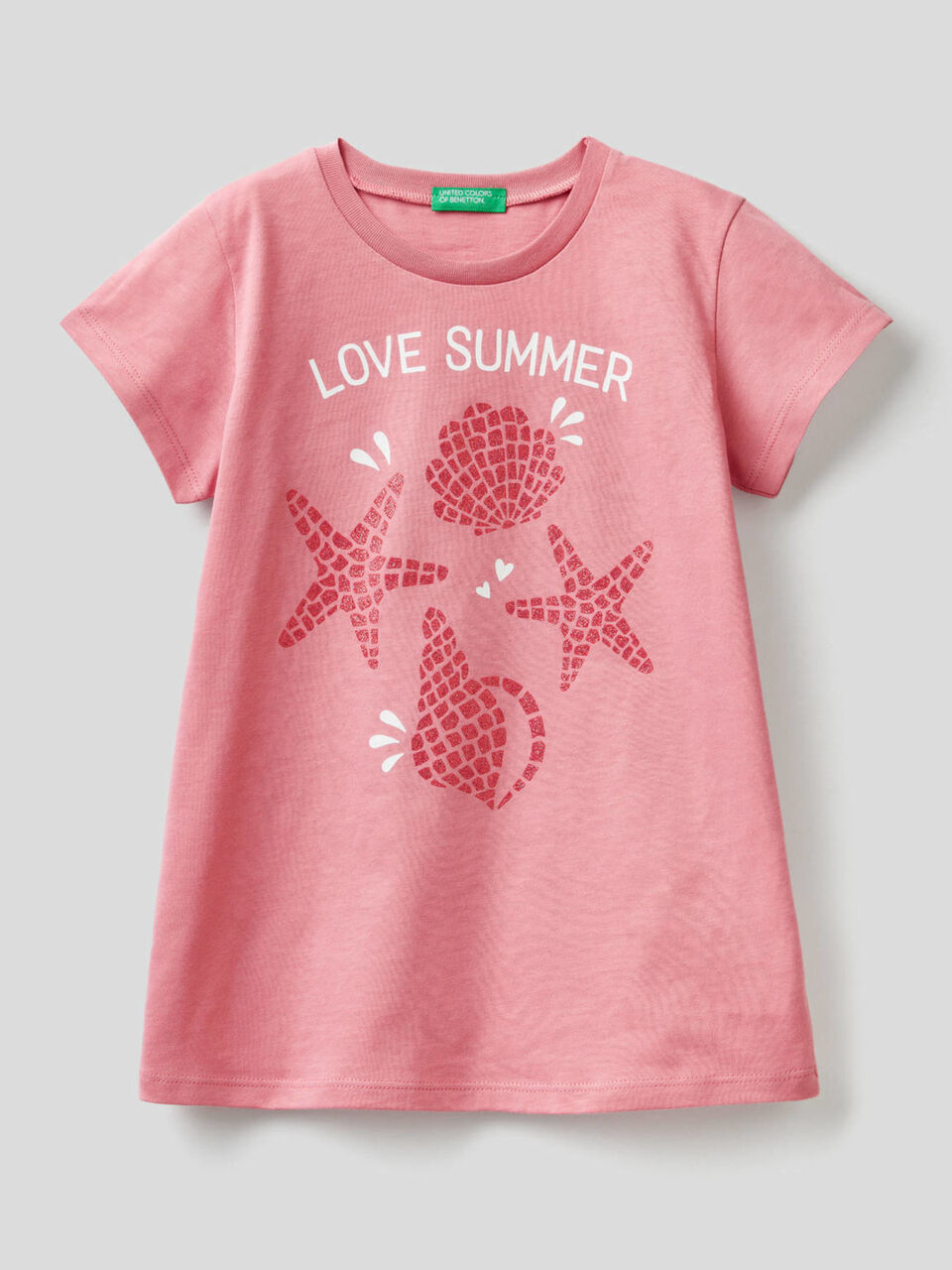 T-Shirt mit Glitterprint image number 1