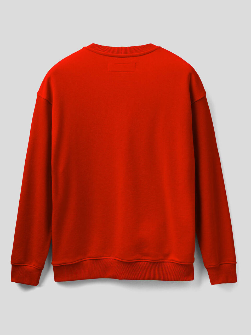 Sweatshirt in 100% Baumwolle mit aufgenähtem Logo image number 2