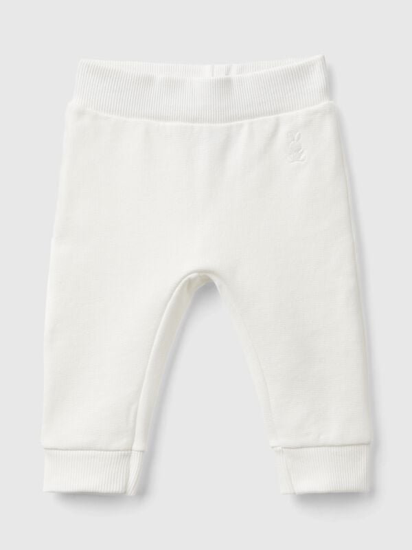 Plüschhose aus Baumwolle Newborn