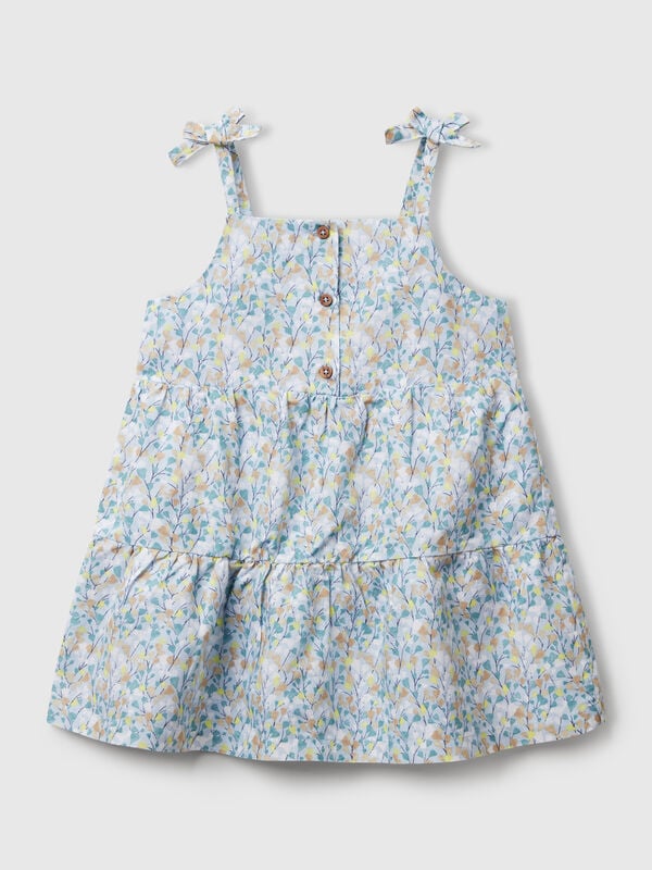Volantkleid mit Blumenprint Mädchen