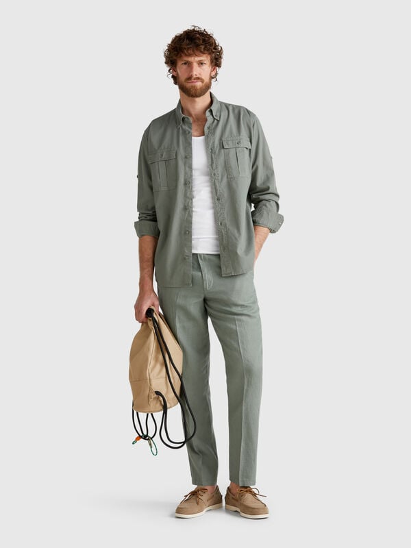 Chinos aus reinem Leinen Herren