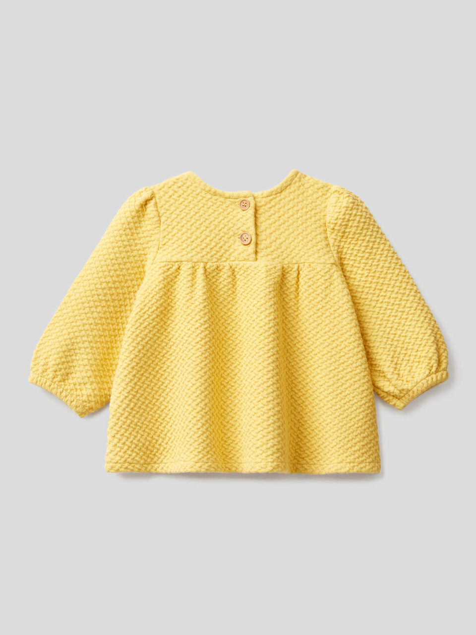 Sweatshirt aus stretchiger Bio-Baumwolle mit besonderer Verarbeitung image number 2