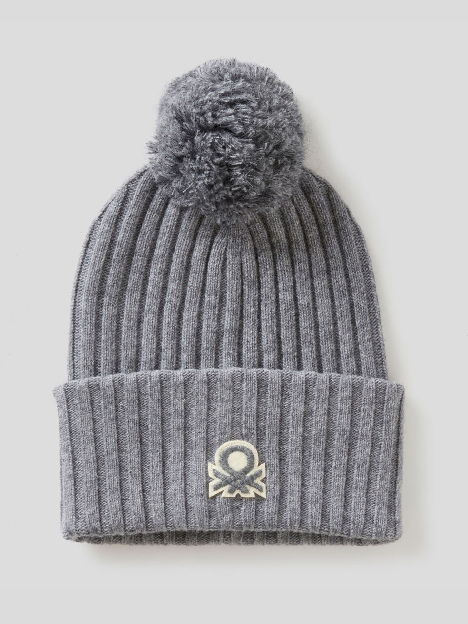 Mütze mit Logo und Pompon image number 1