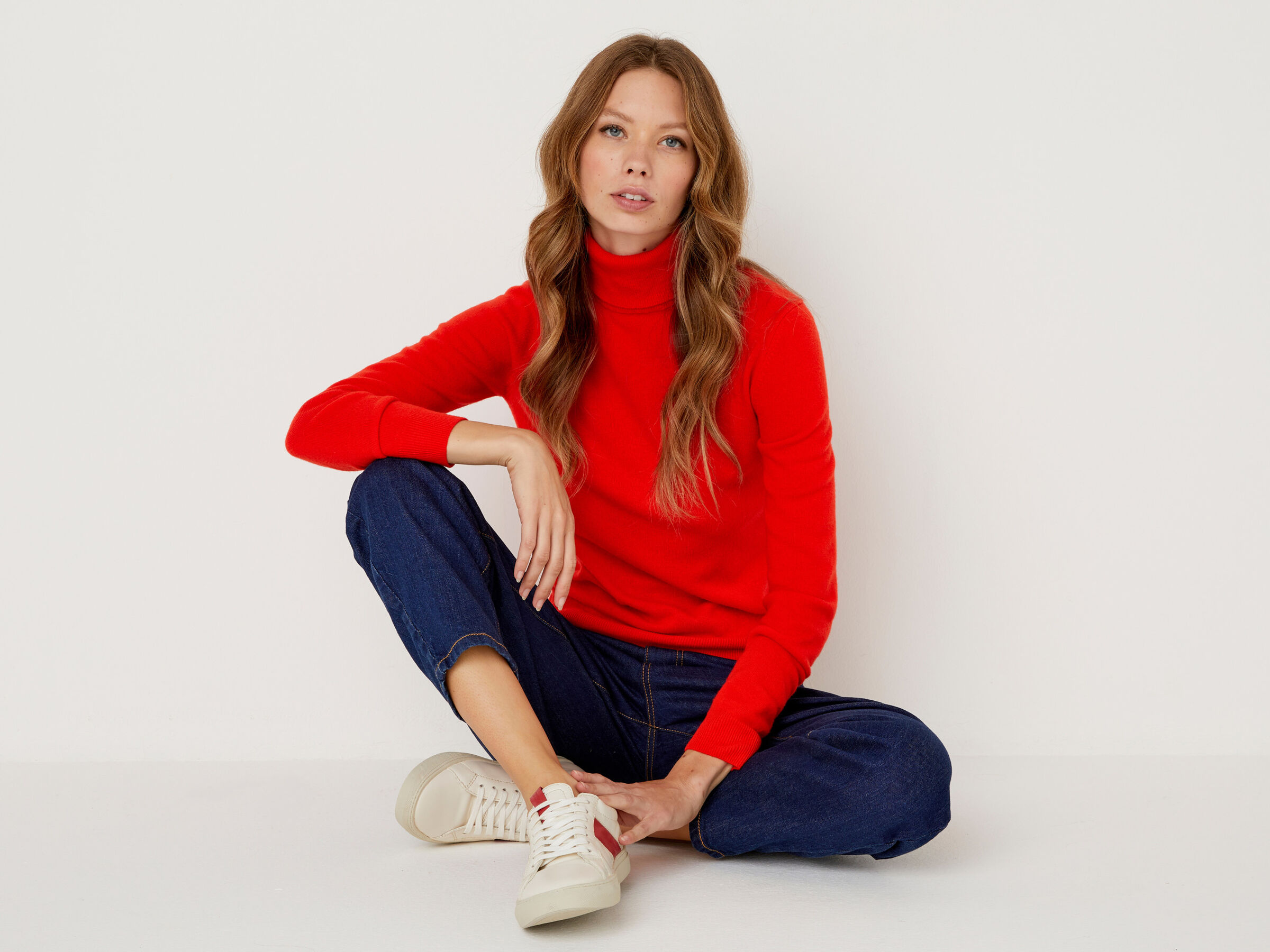 Rollkragenpullover aus reiner Schurwolle image number 3