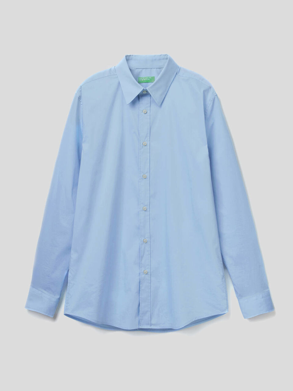 Einfarbiges Slim-Fit-Hemd image number 1