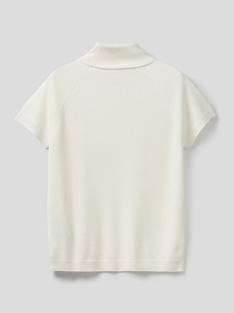 Rollkragenpullover mit kurzen Ärmeln image number 2