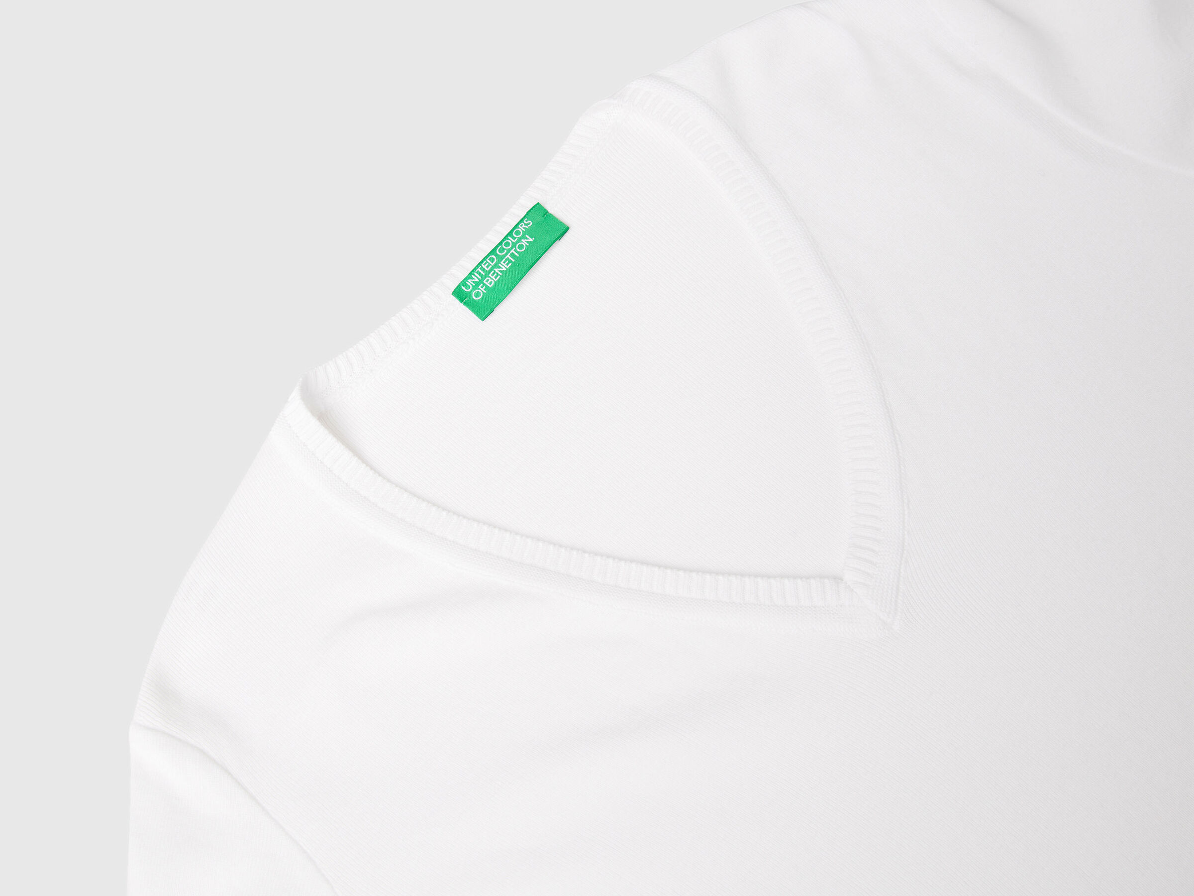 Pulli aus reiner Baumwolle mit V-Ausschnitt image number 6