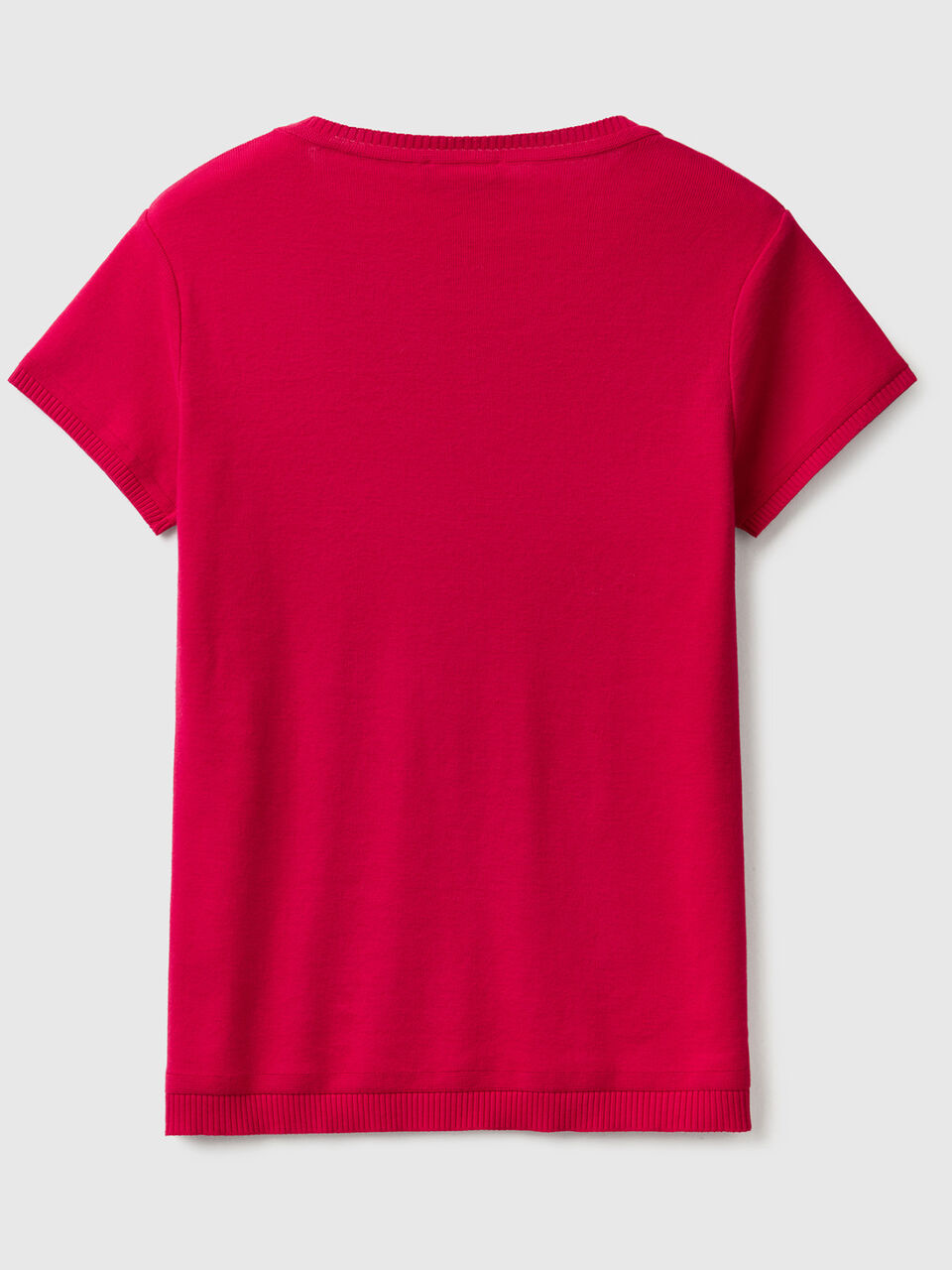 Kurzärmeliger Pulli aus 100% Baumwolle image number 2
