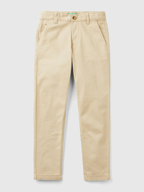 Slim-Fit-Chinos aus stretchiger Baumwolle Jungen