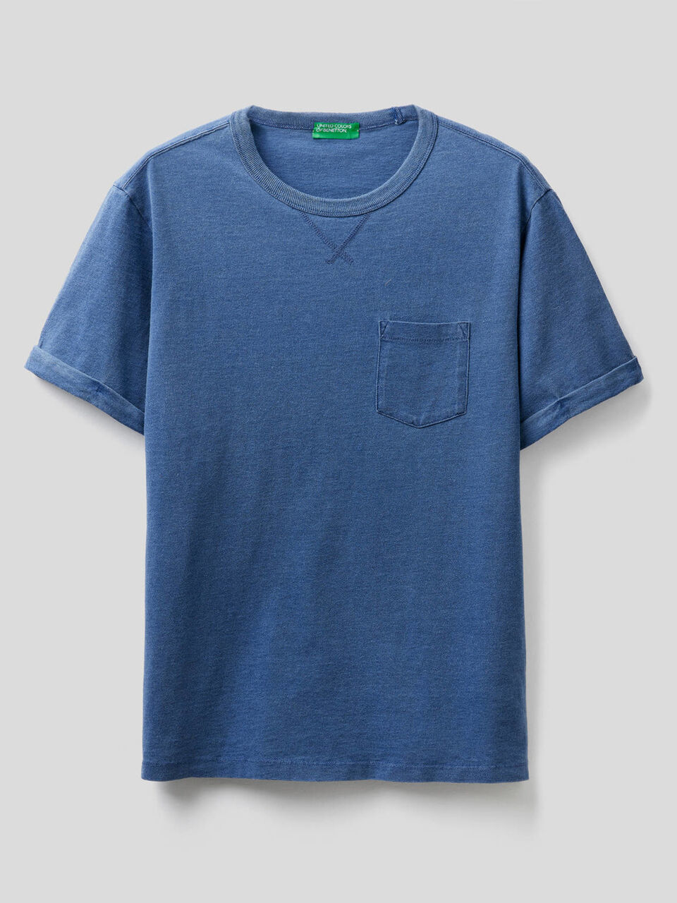 T-Shirt aus 100% Baumwolle mit Used-Effekt image number 1