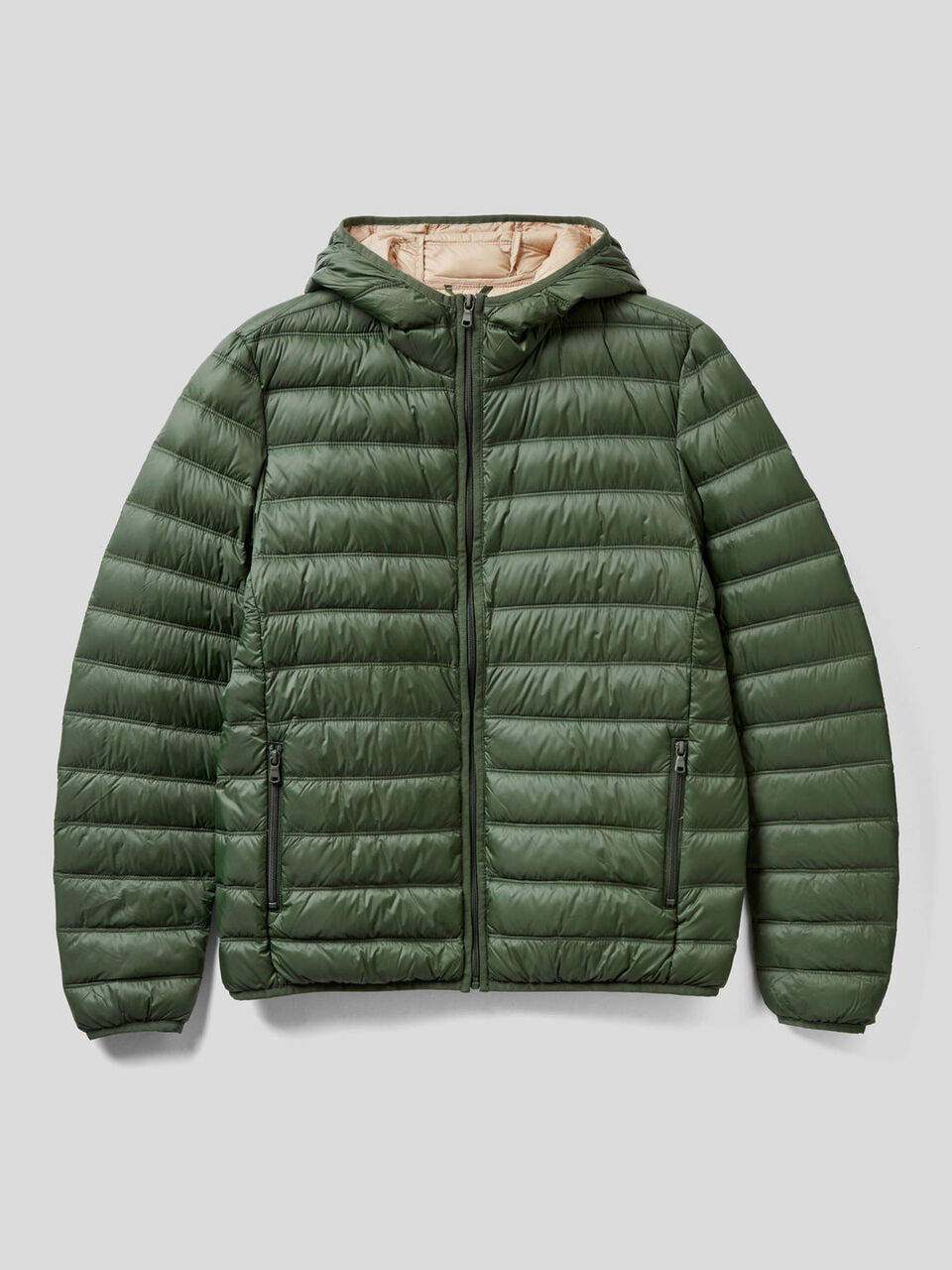 Slim-Fit-Daunenjacke mit Kapuze image number 1