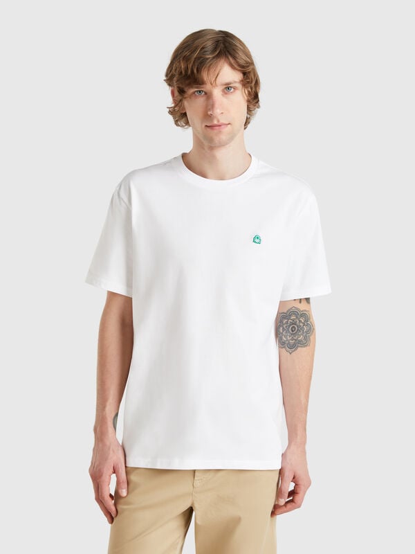 Basic-T-Shirt aus Baumwolle Herren
