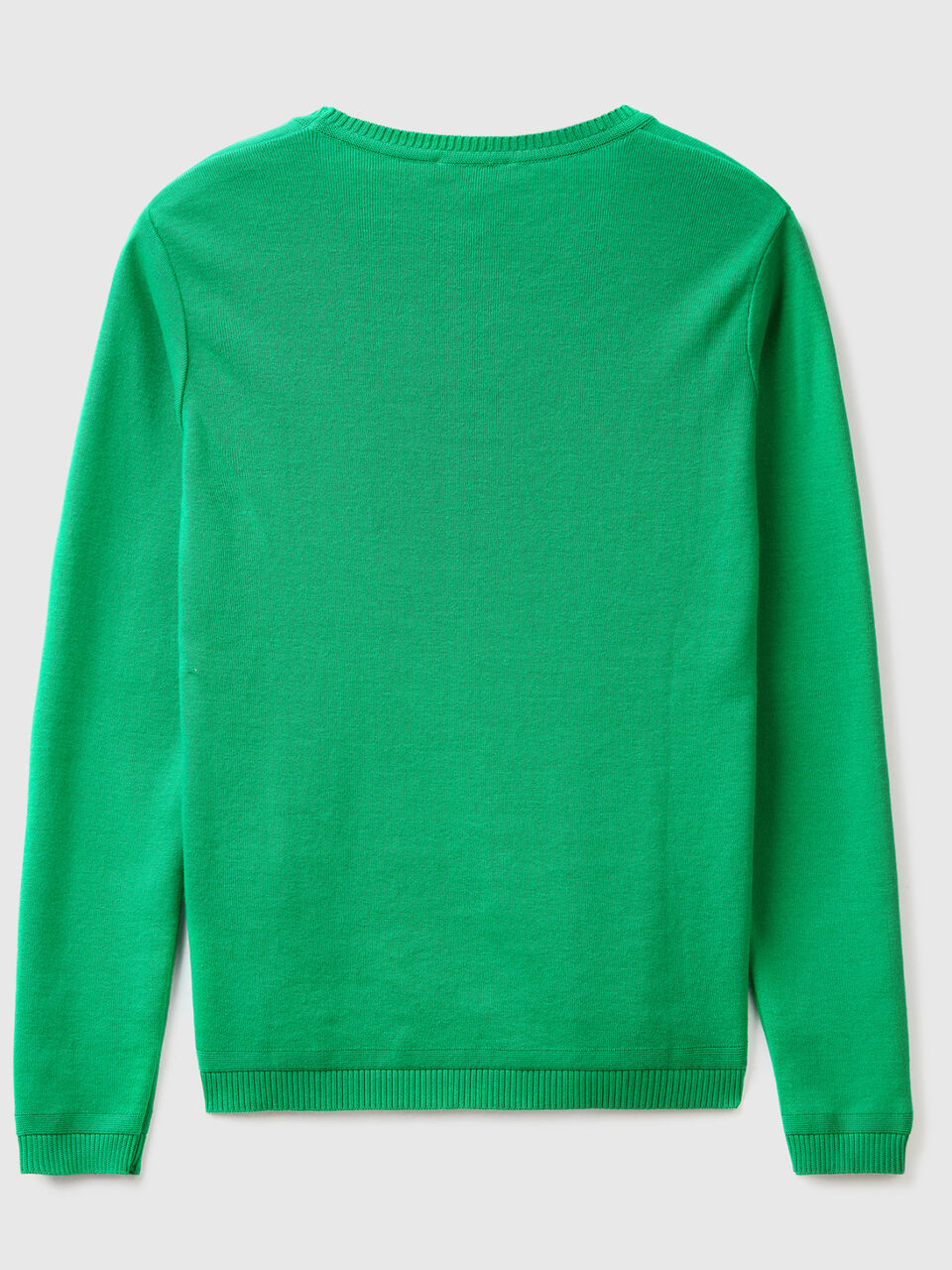 Pullover mit rundem Ausschnitt aus reiner Baumwolle image number 2