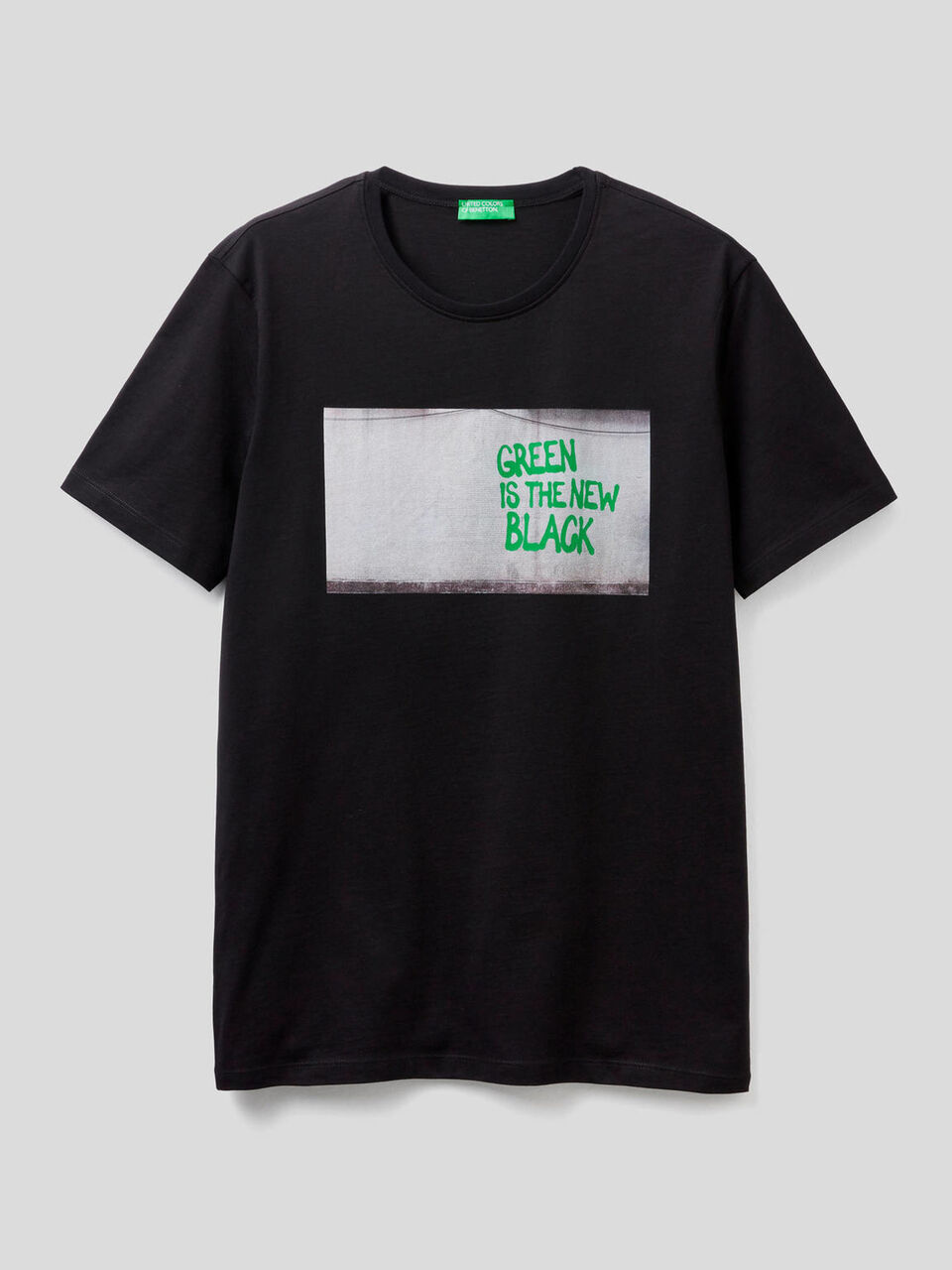 T-Shirt aus 100% Baumwolle mit Slogan Herren image number 1
