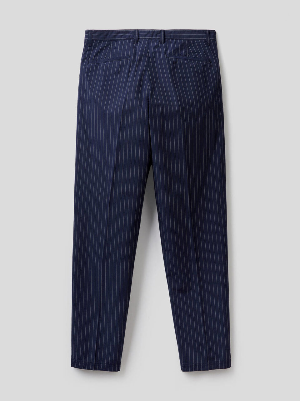 Nadelstreifenhose aus reiner Baumwolle image number 2