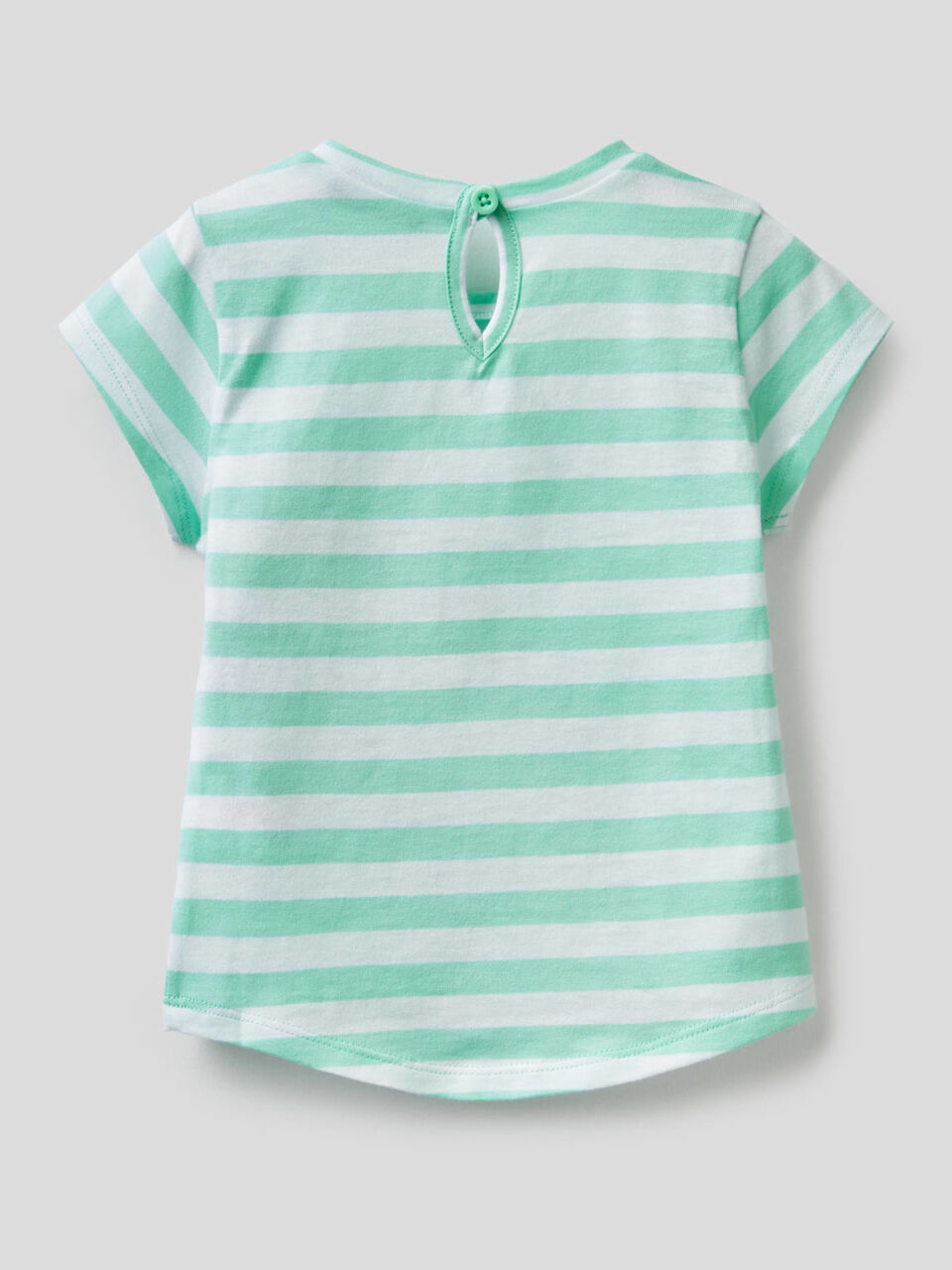 Gestreiftes T-Shirt aus 100% Baumwolle image number 2