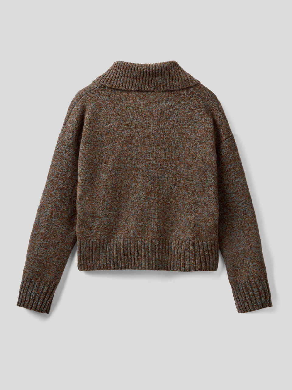 Polo aus reinem Shetland-Wolltrikot image number 2
