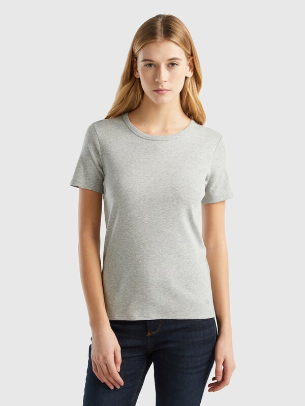 T-Shirt aus langfaseriger Baumwolle Damen