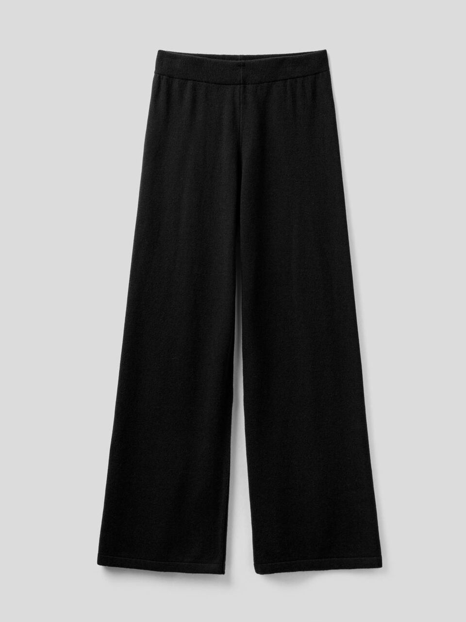 Hose aus Strick in einer weichen Wollmischung image number 1