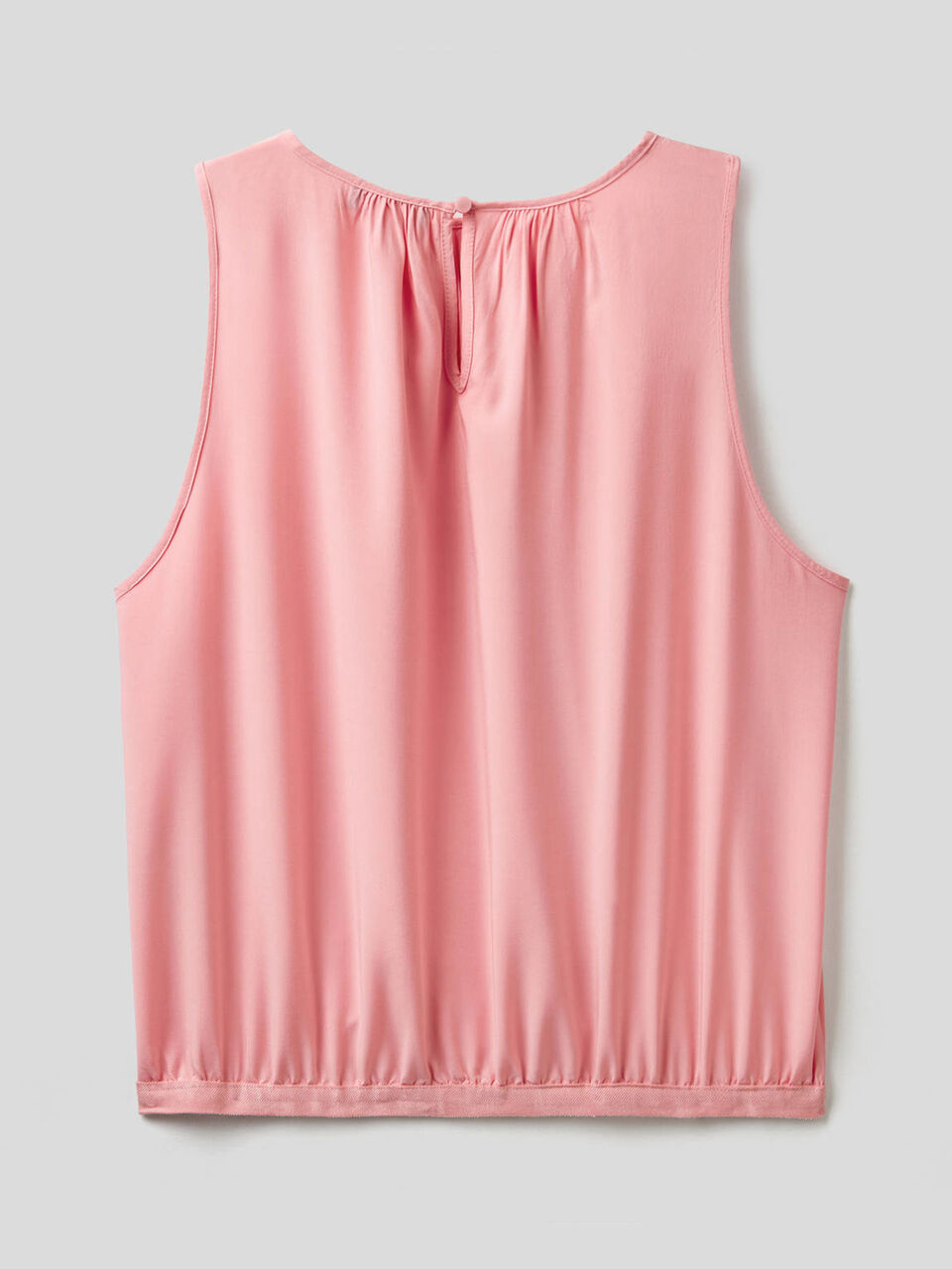 Ärmellose Bluse mit Raffungen image number 2