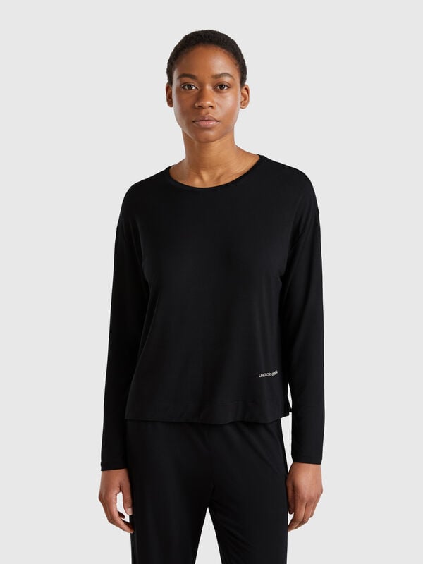 Langarm-T-Shirt aus Stretch-Modal® Damen