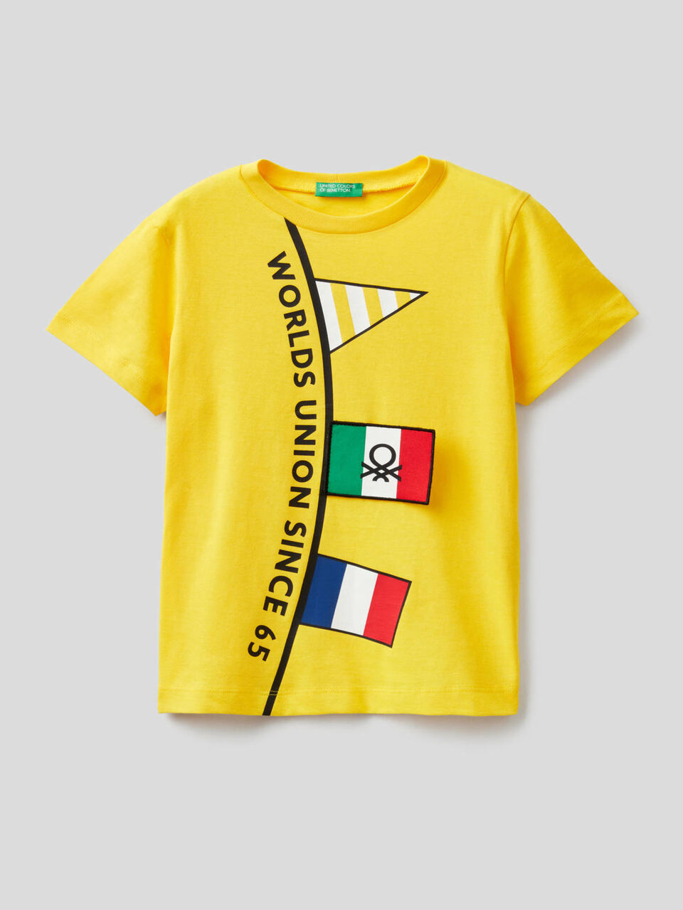 T-Shirt aus Baumwolle mit kurzen Ärmeln image number 1