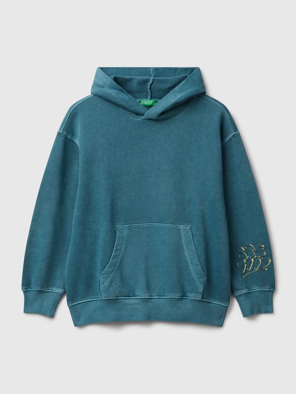 Oversize-Sweatshirt mit Print Jungen