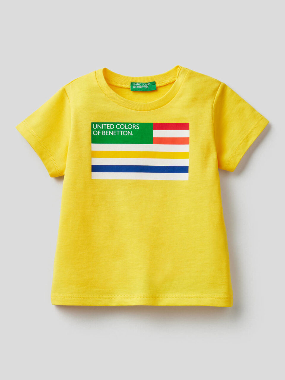 T-Shirt aus Bio-Baumwolle mit Logoprint image number 1