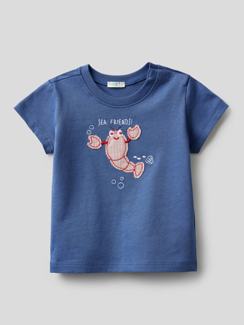 T-Shirt aus Bio-Baumwolle mit Stickerei image number 1