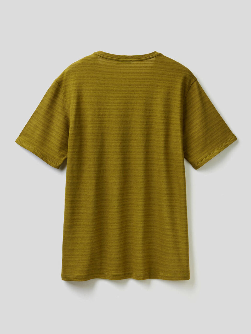 T-Shirt aus einer Leinenmischung mit Streifen image number 2
