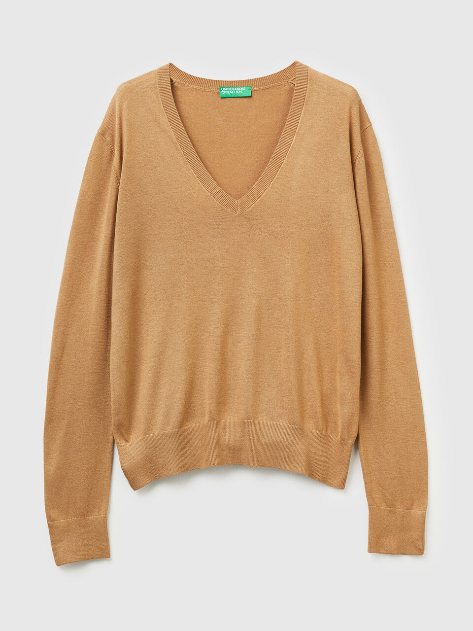 V NECK SWEATER L/S Damen image number 1