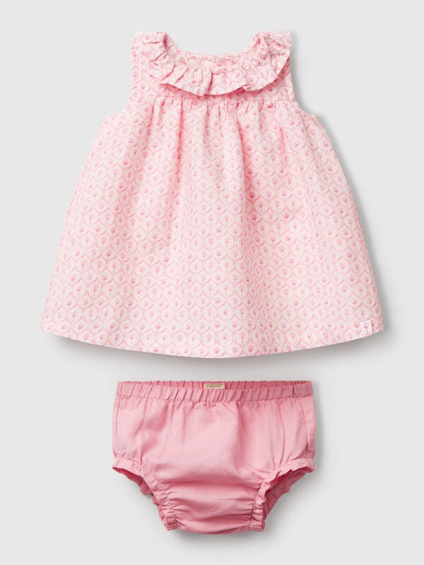 Kleid mit Rüschenkragen Newborn