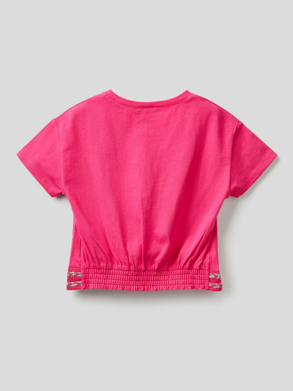 T-Shirt aus Baumwolle mit Cropped-Länge image number 2