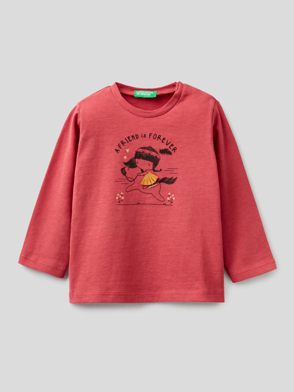 T-Shirt aus 100% Bio-Baumwolle mit langen Ärmeln image number 1