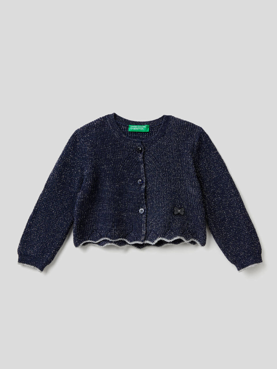 Offener Pullover mit Lurex image number 1