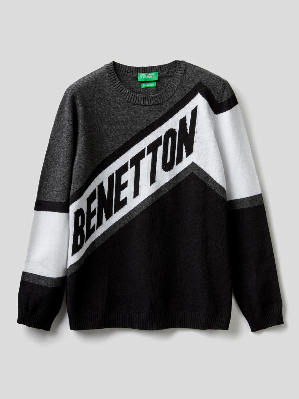 Pullover mit Intarsienarbeit in Form des Logos image number 1