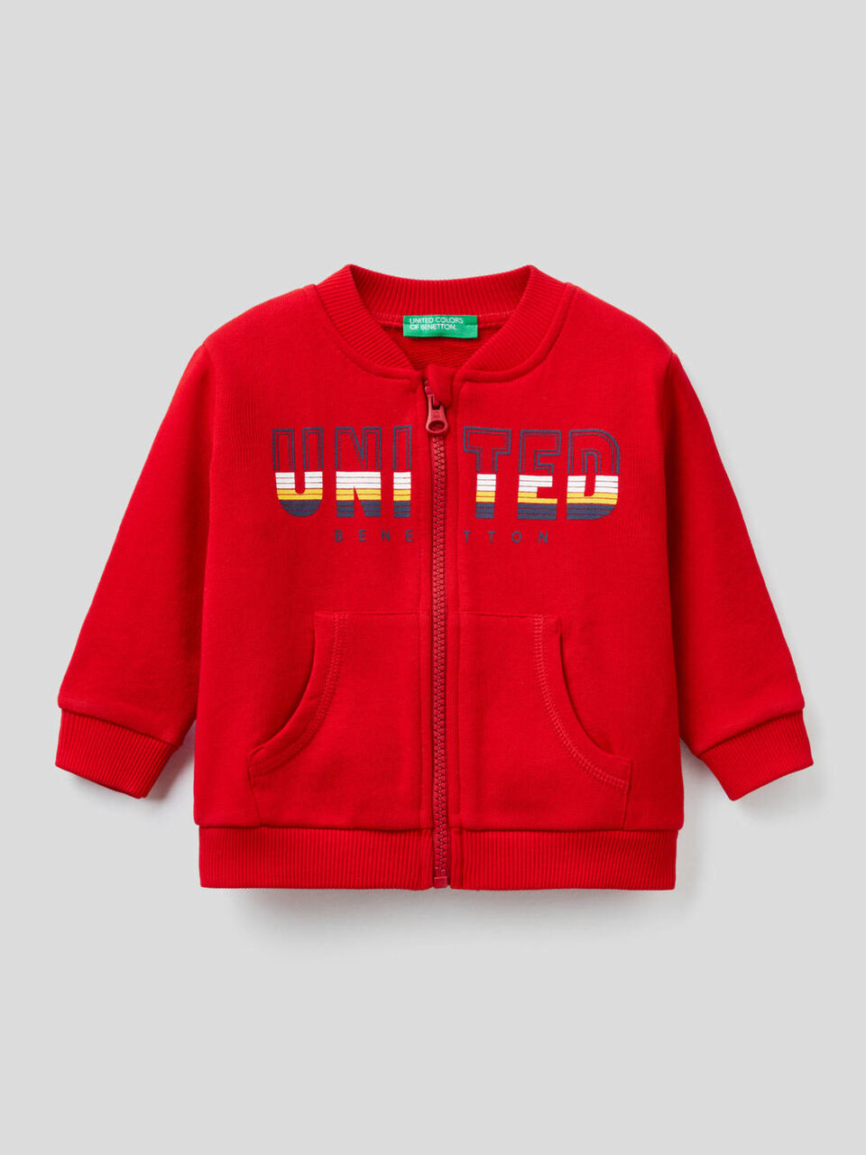 Sweatshirt aus Bio-Baumwolle mit Reißverschluss image number 1
