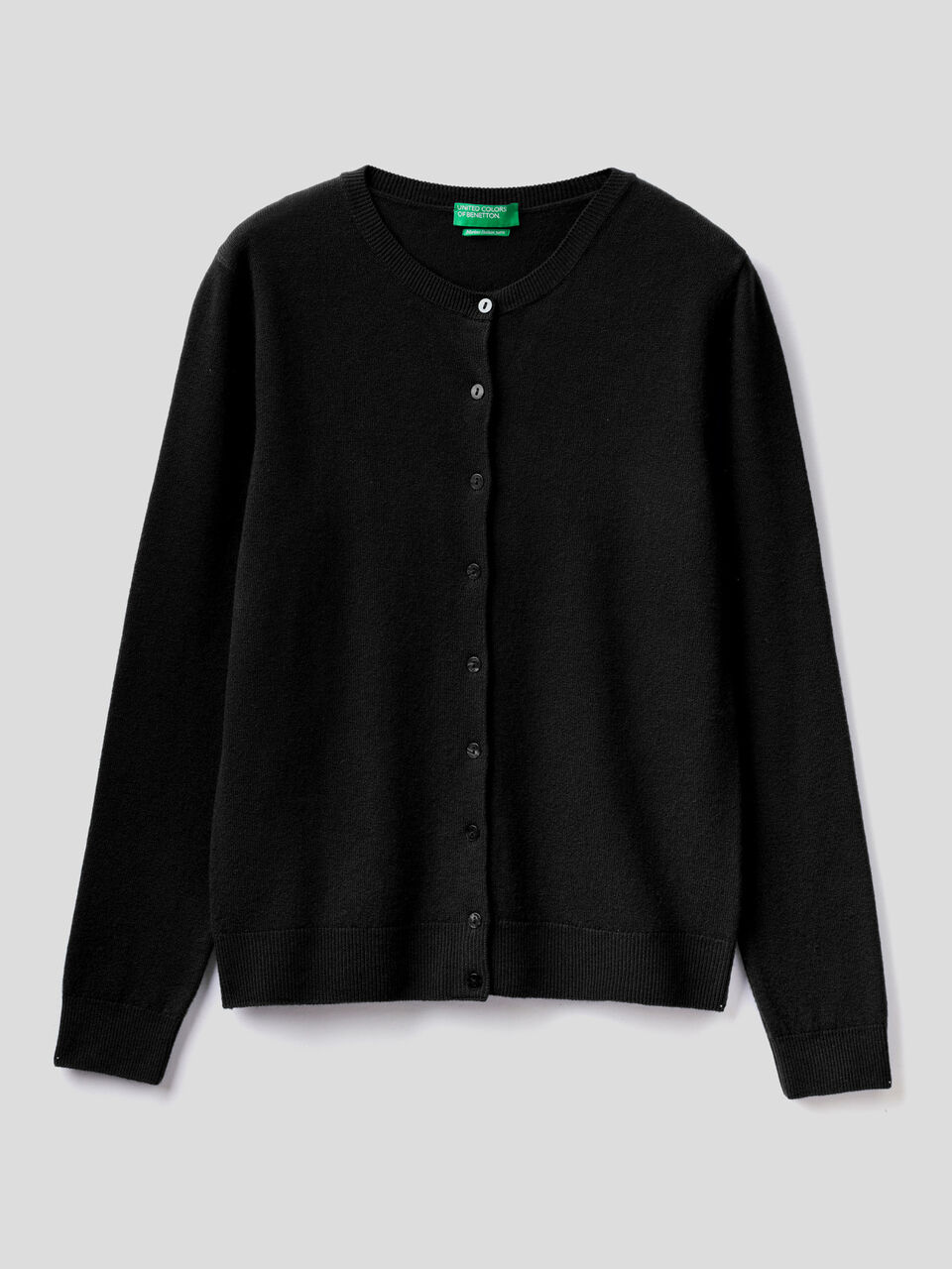 Strickjacke aus reiner Schurwolle mit Rundausschnitt image number 1