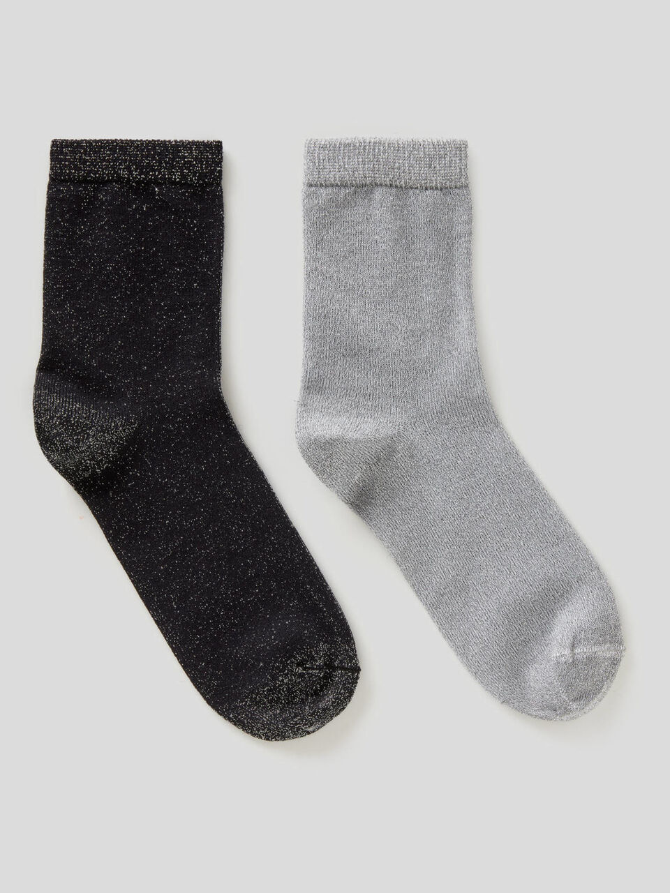 Zwei Paar Socken mit Lurexfaden Mädchen image number 1