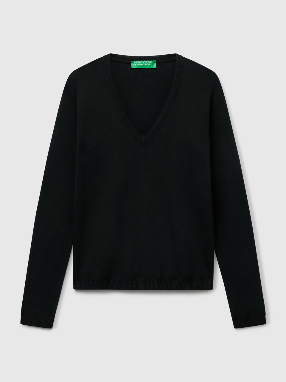 V NECK SWEATER L/S Damen image number 1