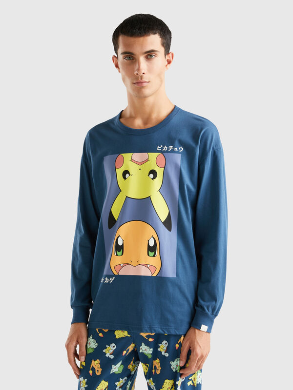 Pokémon-Pullover aus langfaseriger Baumwolle