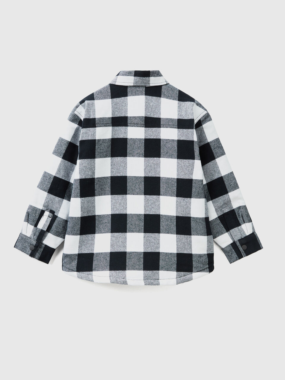 Oversize-Hemdjacke im Karomuster image number 2