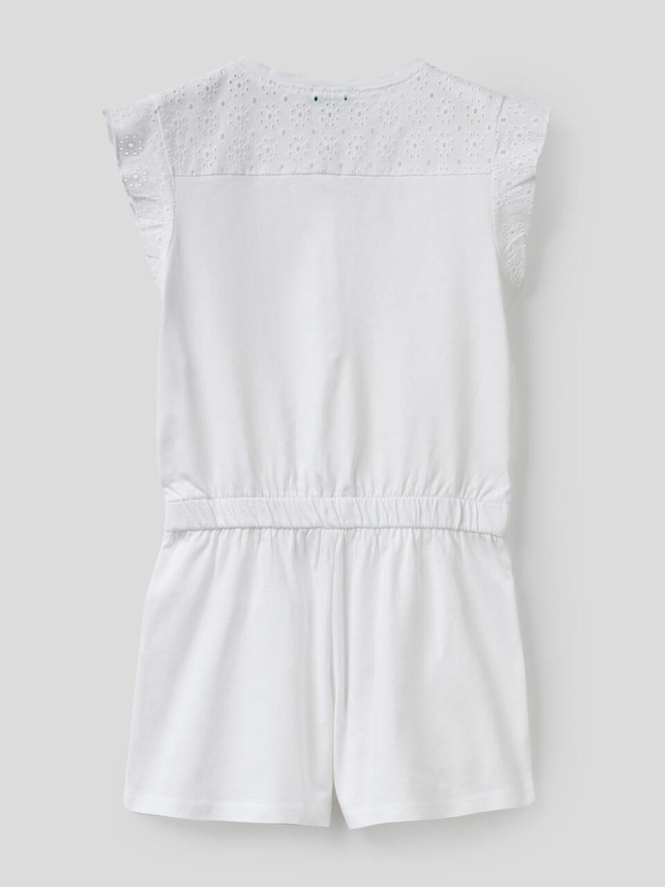 Jumpsuit mit Einsätzen aus Stoff mit Lochmuster image number 2