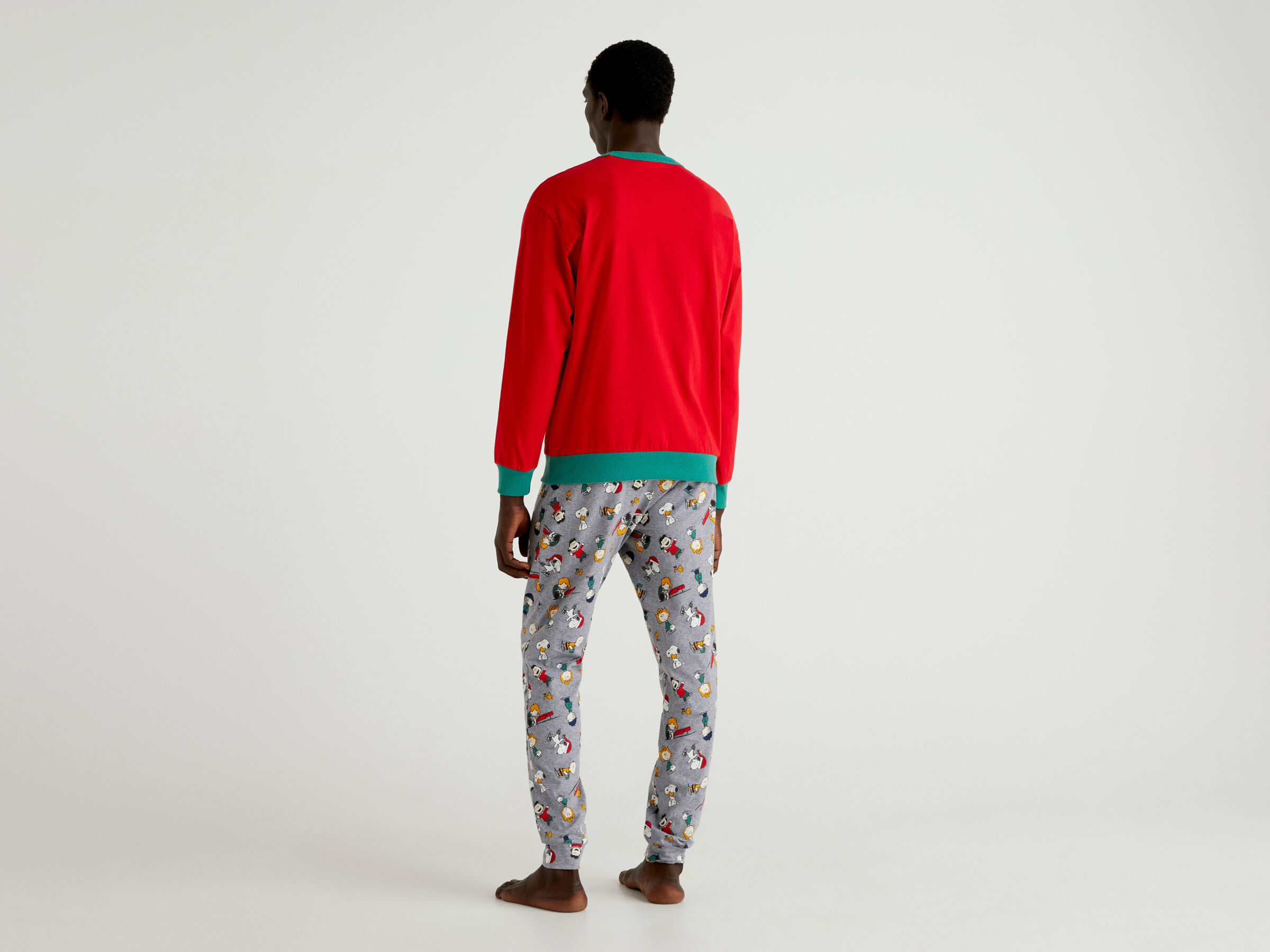Snoopy-Pyjama aus warmer Baumwolle image number 2