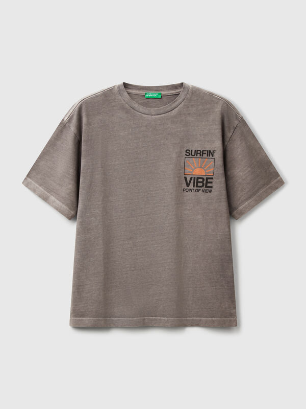 T-Shirt mit Vorder- und Rückseitendruck Jungen