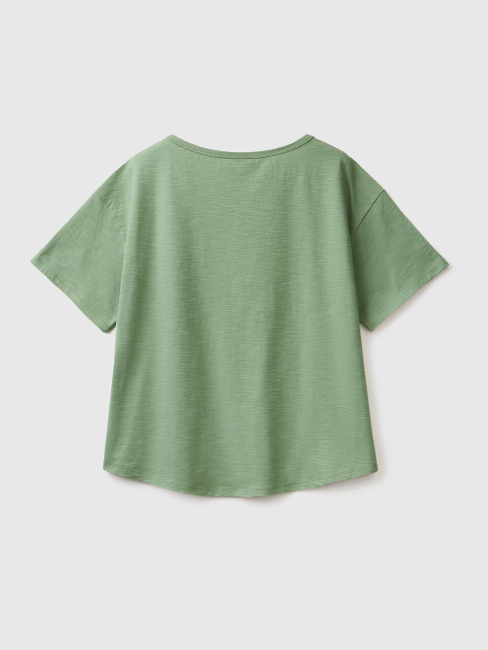 T-Shirt aus leichter Baumwolle mit kurzen Ärmeln image number 2