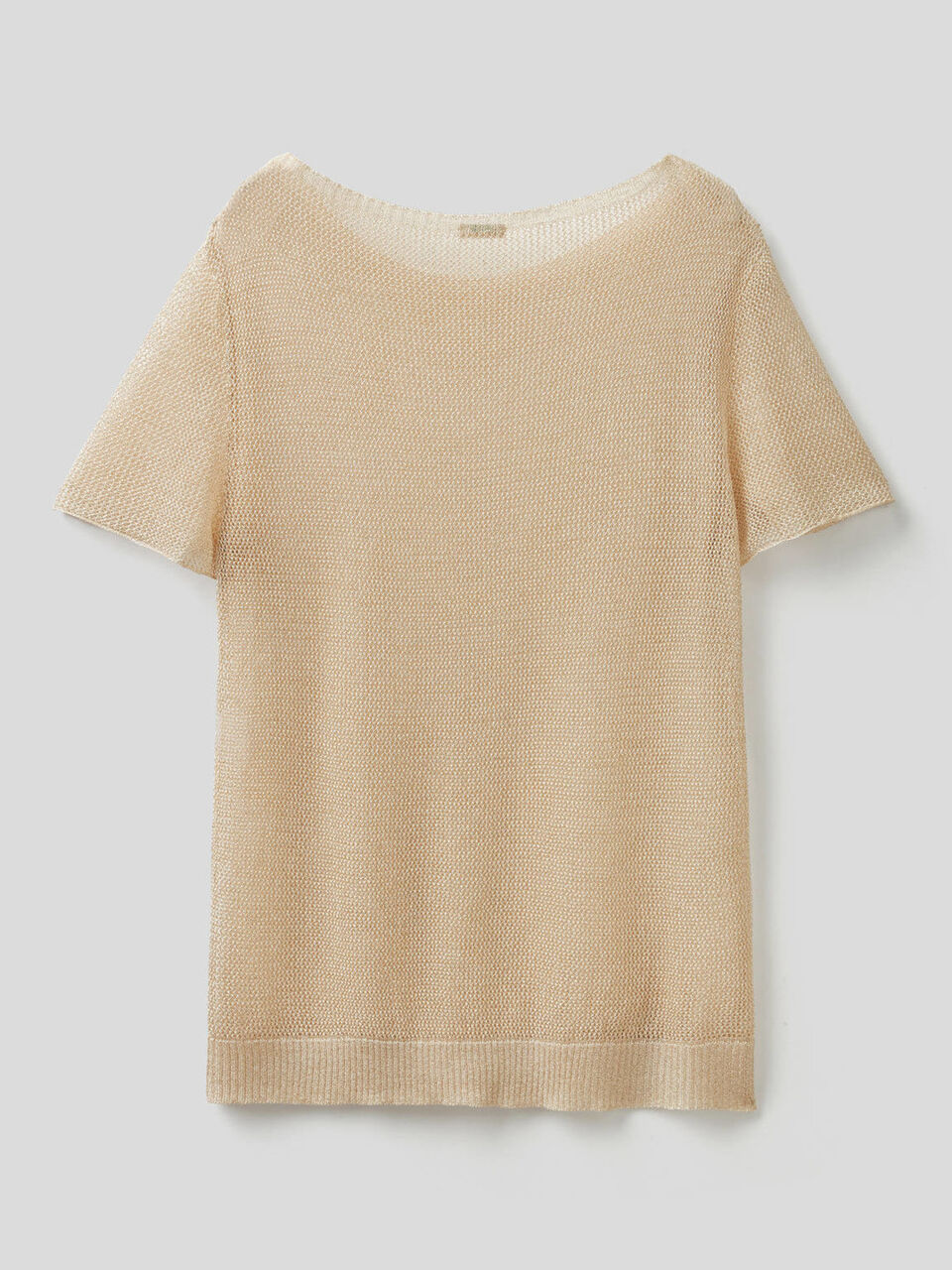 Pullover aus Netzstoff mit Lurex image number 2